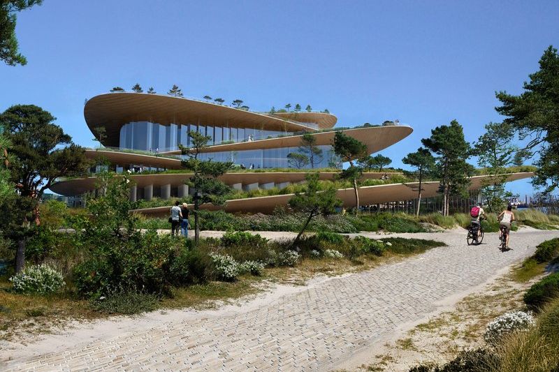 Entwurf Neubau der Hamburgischen Staatsoper in der HafenCity (Visualisierung: © BIG & Yanis Amasri Sierra, Madrid, Spain)