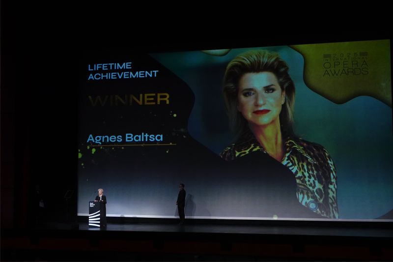 Agnes Baltsa, Verleihung Lebenswerk-Preis der International Opera Awards 2025 (Foto: © Akriviadis Charis)